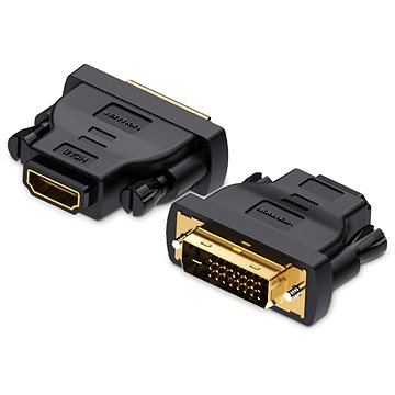 E-shop Vention DVI (24 + 1) Male to auf HDMI Female Adapter Black
