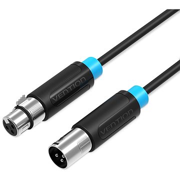 Vention XLR Audio Extension Cable 1.5m Black