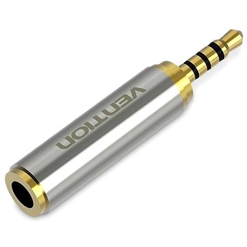 E-shop Vention 3.5mm Jack Female to 2.5mm Jack Male Adapter Gold