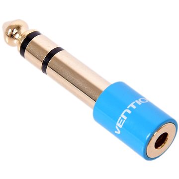 E-shop Vention 6.3mm Jack Male to 3.5mm Female Audio Adapter Blue