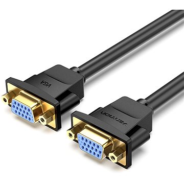 Vention VGA Female to Female Extension Cable 1m Black