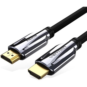 Vention HDMI 2.1 Cable 8K Nylon Braided 1m Black Metal Type