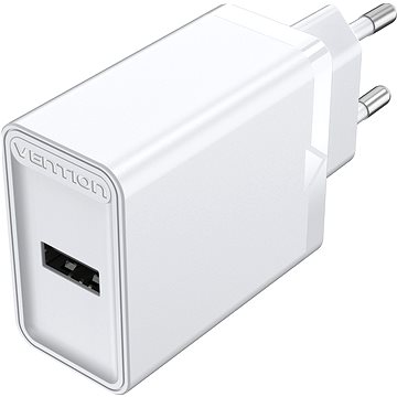E-shop Vention 1-port USB Wall Charger (12W) White
