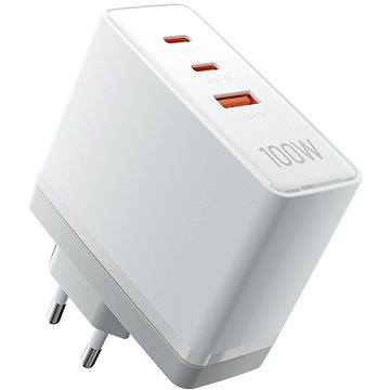 E-shop Vention Ultra 3-Port USB (C+C+A) GaN Ladegerät (100W/100W/30W) weiß