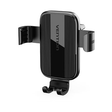 E-shop Vention Auto-Clamping Car Phone Mount With Duckbill Clip Black Square Type