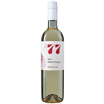 Víno 77 Müller Thurgau Kabinetní 2019 0,75 l