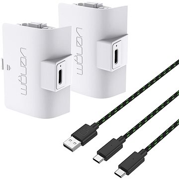 E-shop VENOM VS2874 Xbox Series S/X & One White High Capacity Twin Battery Pack + 3m Kabel