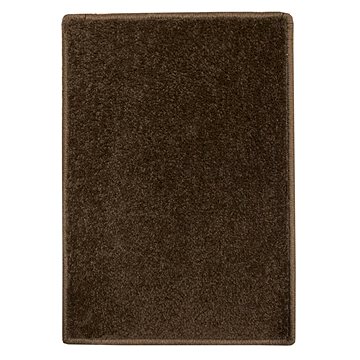 Kusový koberec Eton hnědý