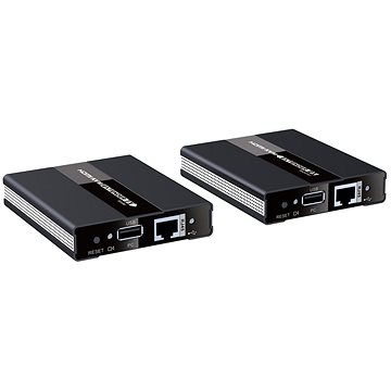 E-shop PremiumCord HDMI-Extender mit 60 m USB-Anschluss über ein Cat5 / 6-Kabel ohne Verzögerung