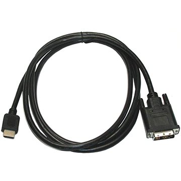 E-shop Videokabel Kabel ROLINE DVI-D <-> HDMI Anschluss, geschirmt, 5 m, Adapterkabel