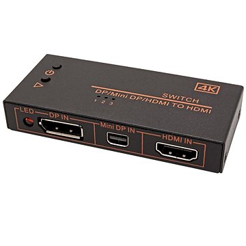 E-shop OEM Schalter HDMI / miniDP / DP -> HDMI, 3:1