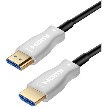 E-shop PremiumCord HDMI, Glasfaser High Speed mit Ether. 4K @ 60Hz 25m Kabel, M / M, vergoldete Anschlüsse
