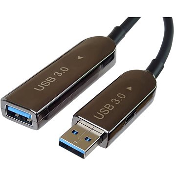 E-shop PremiumCord USB3.2 + 2.0 Optisches AOC Verlängerungskabel A/Stecker - A/Buchse 10 m