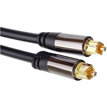 E-shop PremiumCord Kabel Toslink M/M - Außendurchmesser: 6 mm - Gold - 5 m