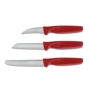 Wüsthof Sada barevných nožů, 3 ks, červená