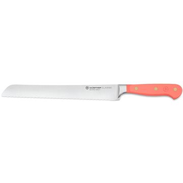 E-shop WÜSTHOF CLASSIC COLOUR Brotmesser mit doppeltem Wellenschliff, Coral Peach, 23 cm
