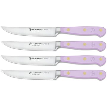 E-shop WÜSTHOF CLASSIC COLOUR 4er-Set Steakmesser, Purple Yam, 12 cm