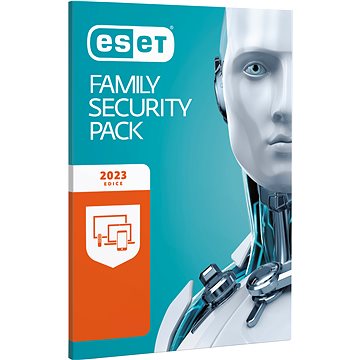 ESET Family Security Pack pro 3 počítače a 3 mobilní zařízení na 12 měsíců (elektronická licence)