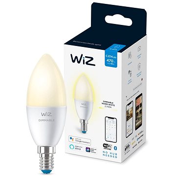 WiZ Dimmable 40W E14 C37