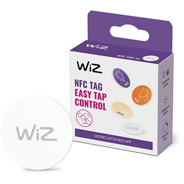 E-shop WiZ - NFC Selbstklebender Anhänger für die Lichtsteuerung 4 Stück