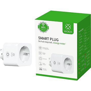 E-shop WOOX R6113 Smart Plug EU, Schucko mit Energieüberwachung