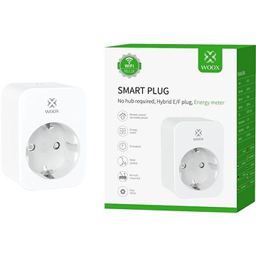 E-shop WOOX R6118 Smart Plug EU E/F Schucko 16A mit Energiemonitor