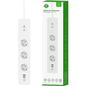 E-shop WOOX R6132 Smart Multi Plug EU Schucko + Energiemonitor