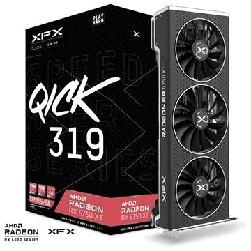 E-shop XFX Speedster QICK 319 AMD Radeon RX 6750 XT Core