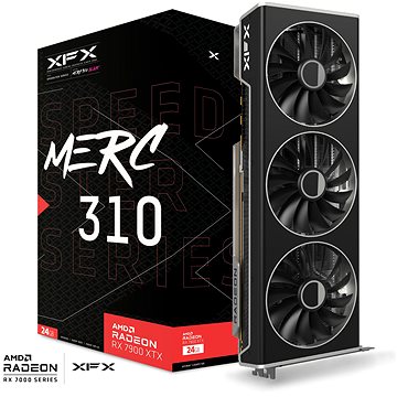 XFX SPEEDSTER MERC310 AMD Radeon RX 7900 XTX BLACK