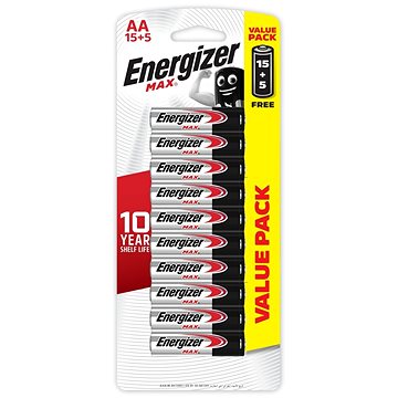 Energizer MAX AA 15+5 zdarma