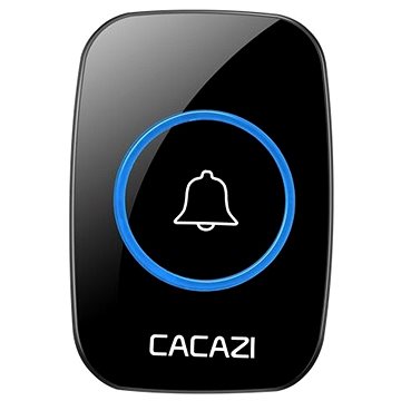 CACAZI A10 bezdrátový 1x přídavné tlačítko - černé