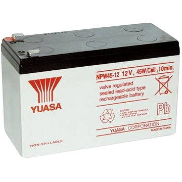 E-shop YUASA 12 Volt - 7,5 Ah Wartungsfreier Bleiakku NPW45-12