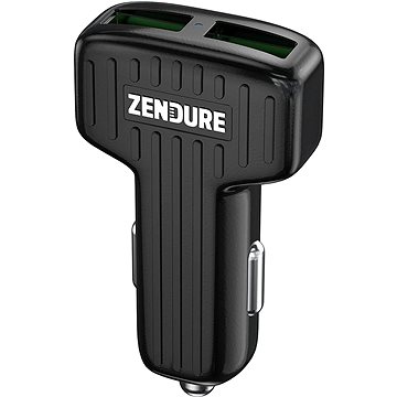 E-shop Zendure 2 PORT Autoladegerät mit QC - schwarz