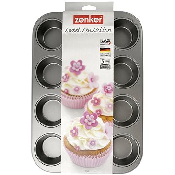 E-shop Zenker Backblech für 12 Muffins CANDY