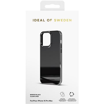 E-shop iDeal of Sweden Schutzhülle Clear Case für iPhone 15 Pro Max Mirror Black