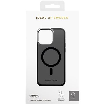 E-shop iDeal of Sweden Schutzhülle Clear Case mit Magsafe für iPhone 15 Pro Max Tinted Black