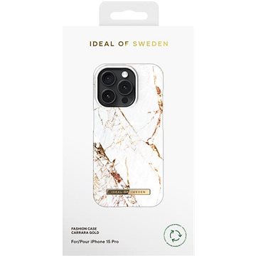E-shop iDeal of Sweden Schutzhülle Fashion für iPhone 15 Pro Rose Pearl Marble