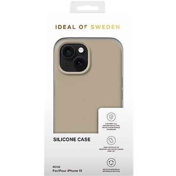 E-shop iDeal of Sweden Silikon-Schutzhülle für iPhone 15 Beige