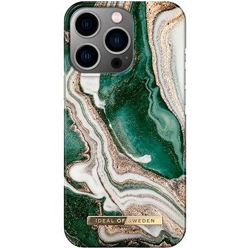 E-shop iDeal Of Sweden Fashion Cover für iPhone 13 Pro - Golden Jade Marble