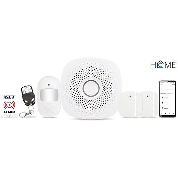 E-shop iGET HOME Alarm X1 - intelligente Alarmanlage Wi-Fi, iGET HOME App,