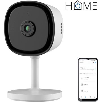 iGET HOME Camera CS1 White – vnútorná IP FullHD kamera s detekciou pohybu a zvuku a nočným videním,