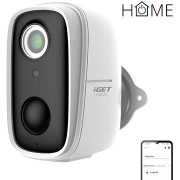 HOME Camera CS9 Battery – batériová IP FullHD kamera s detekciou pohybu a nočným videním, 2x držiak