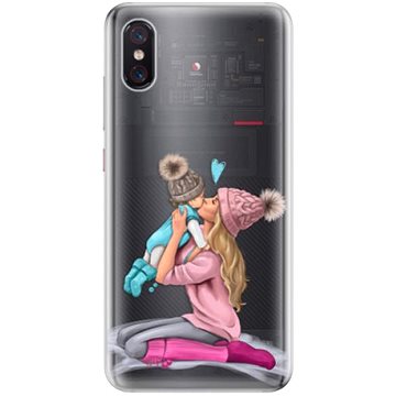 iSaprio Kissing Mom - Blond and Boy pro Xiaomi Mi 8 Pro