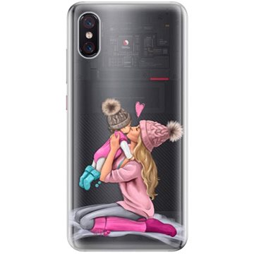 iSaprio Kissing Mom - Blond and Girl pro Xiaomi Mi 8 Pro