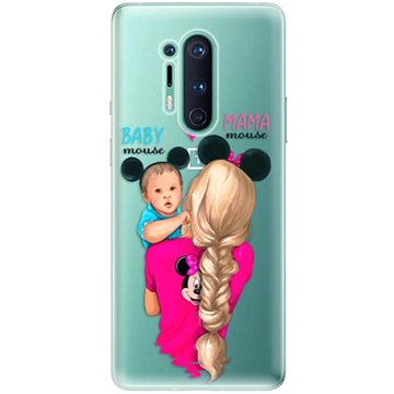 iSaprio Mama Mouse Blonde and Boy pro OnePlus 8 Pro