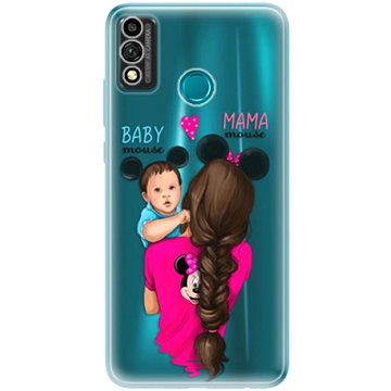 iSaprio Mama Mouse Brunette and Boy pro Honor 9X Lite