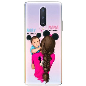 iSaprio Mama Mouse Brunette and Boy pro OnePlus 8