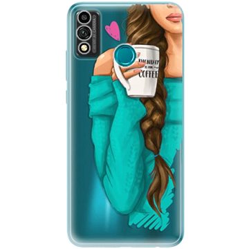iSaprio My Coffe and Brunette Girl pro Honor 9X Lite