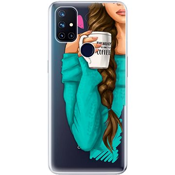 iSaprio My Coffe and Brunette Girl pro OnePlus Nord N10 5G