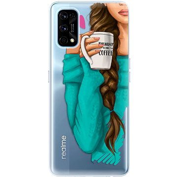 iSaprio My Coffe and Brunette Girl pro Realme 7 Pro